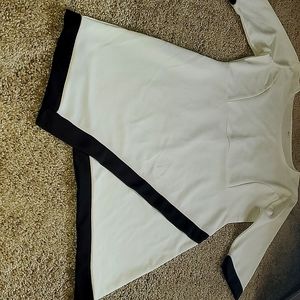 Small white with black detail dress